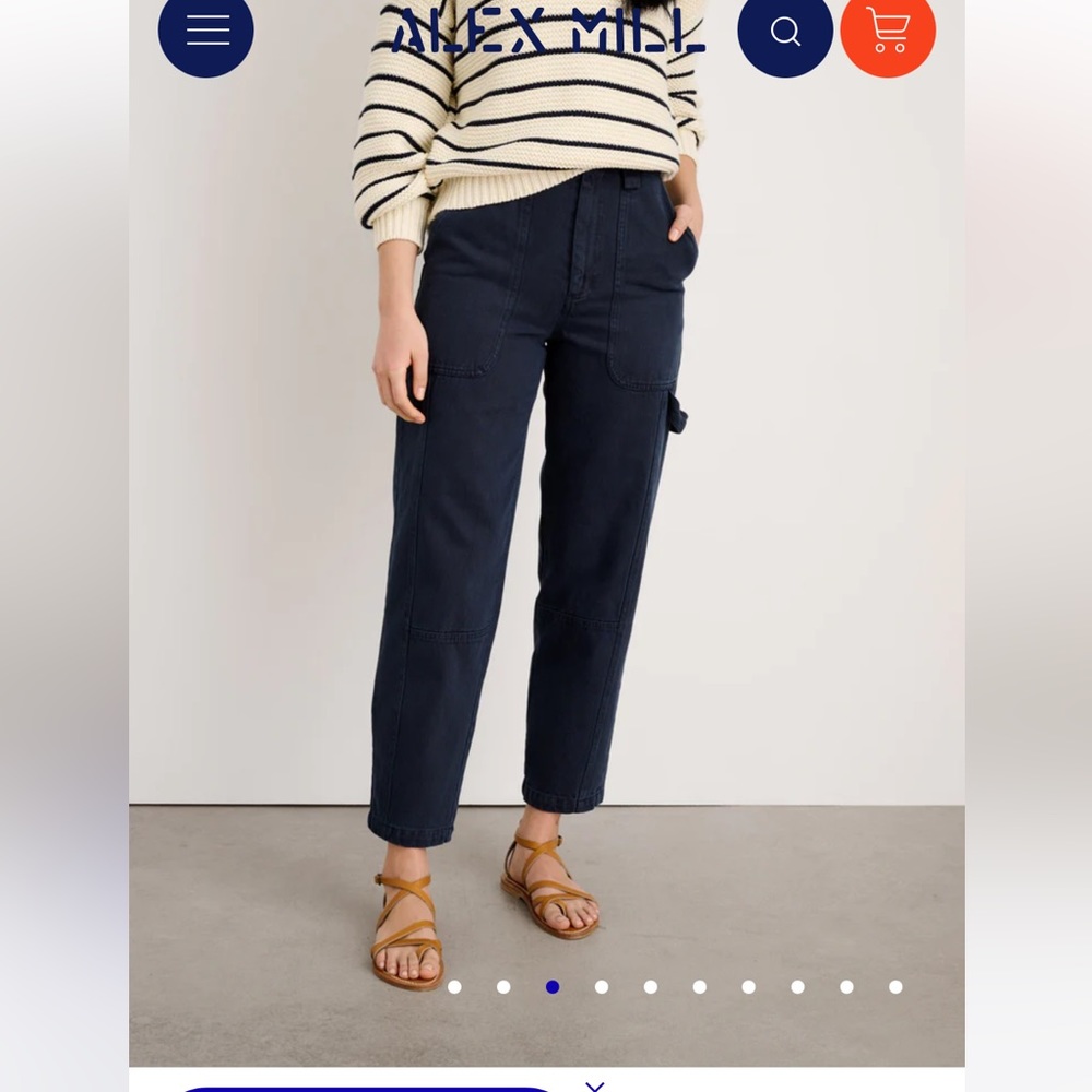 NWT Alex Mill Phoebe Pants size 25